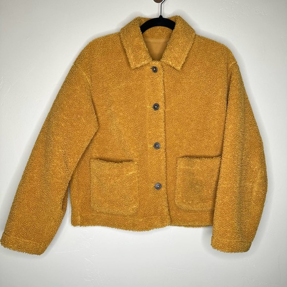 Uniqlo Jackets & Blazers - Uniqlo Pile-Lined Fleece Sherpa Teddy Jacket Size Small